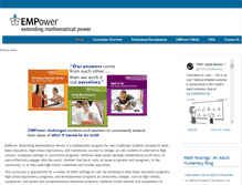 Tablet Screenshot of empower.terc.edu