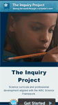 Mobile Screenshot of inquiryproject.terc.edu