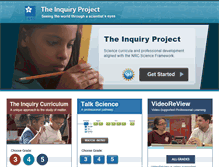 Tablet Screenshot of inquiryproject.terc.edu